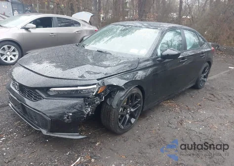 2025 Honda Civic Sport z USA, uszkodzony, nr VIN 2HGFE2F57SH525356